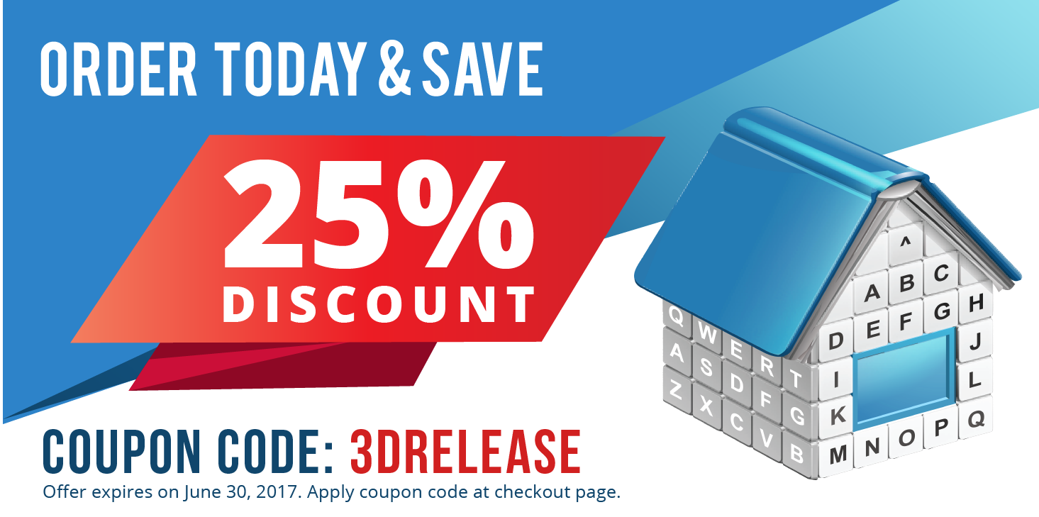 25% Discount for all orders TO3000 5D